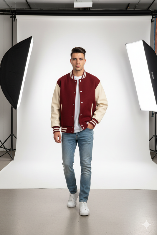 Maroon Baseball Jacket