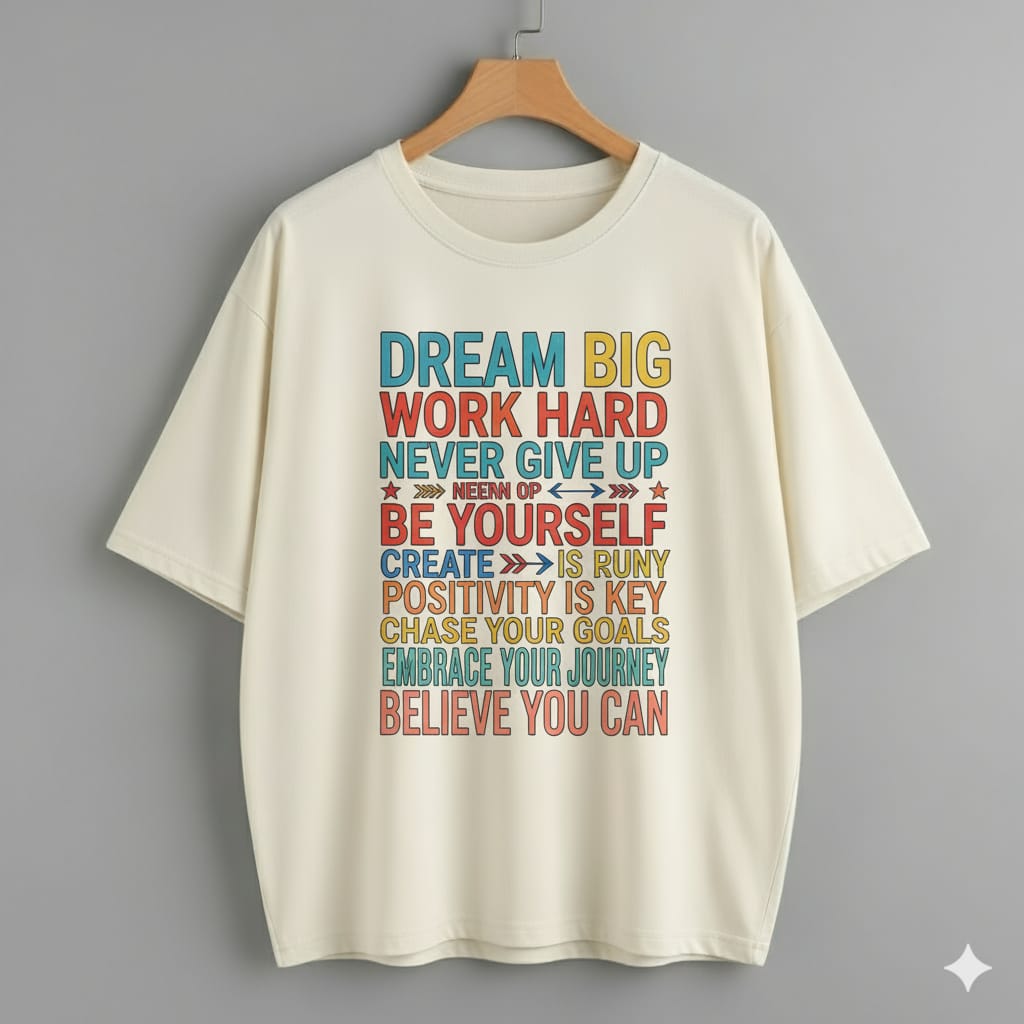 Goals Drop Shoulder T-shirt