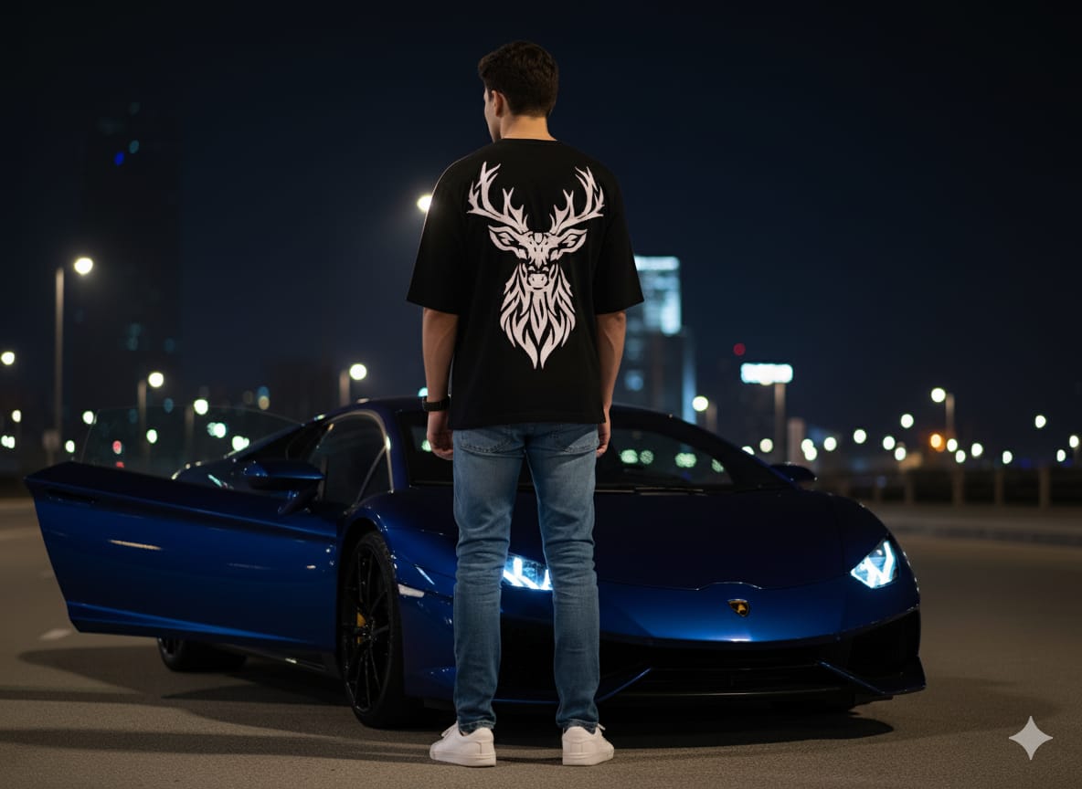 Crest Drop Shoulder T-shirt