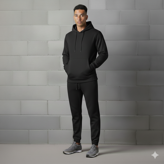 Black Basic Tracksuit