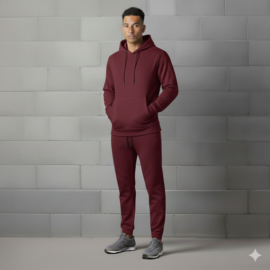 Maroon Basic Tracksuit