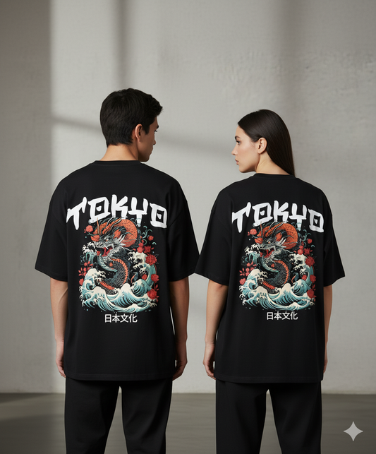 Dragon Drop Shoulder T-shirt