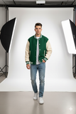 Forest Green Baseball Jacket