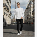 White Basic Sweatshirt