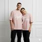 Together Forever Couple Design Drop Shoulders