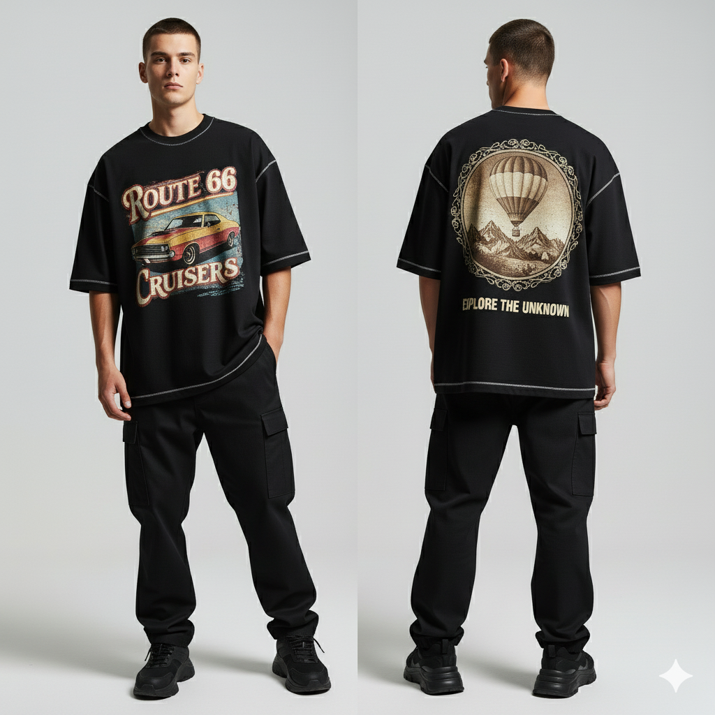 Safar Drop Shoulder T-shirt