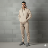 Beige Basic Tracksuit