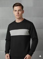 Black & Grey Contrast Sweatshirt