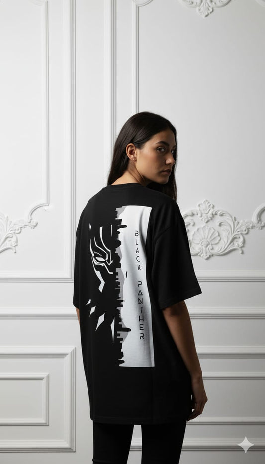 Panther Drop Shoulder T-shirt