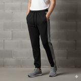 Black & Grey Contrast Trouser