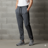 Grey & Black Trouser with Contrast