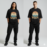 Together Since Day One Couple Design Drop Shoulders