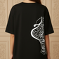 Calligraphy Drop Shoulder T-shirt