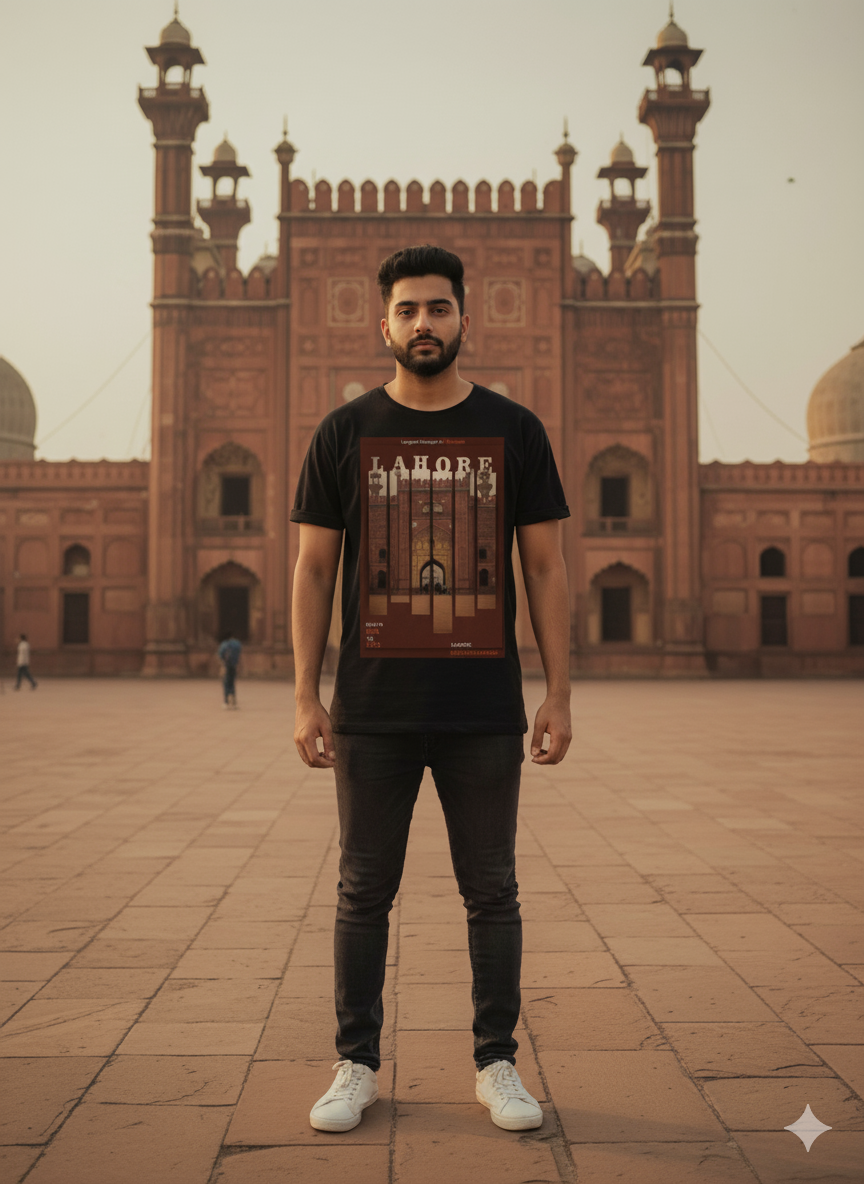 Mughal Drop Shoulder T-shirt