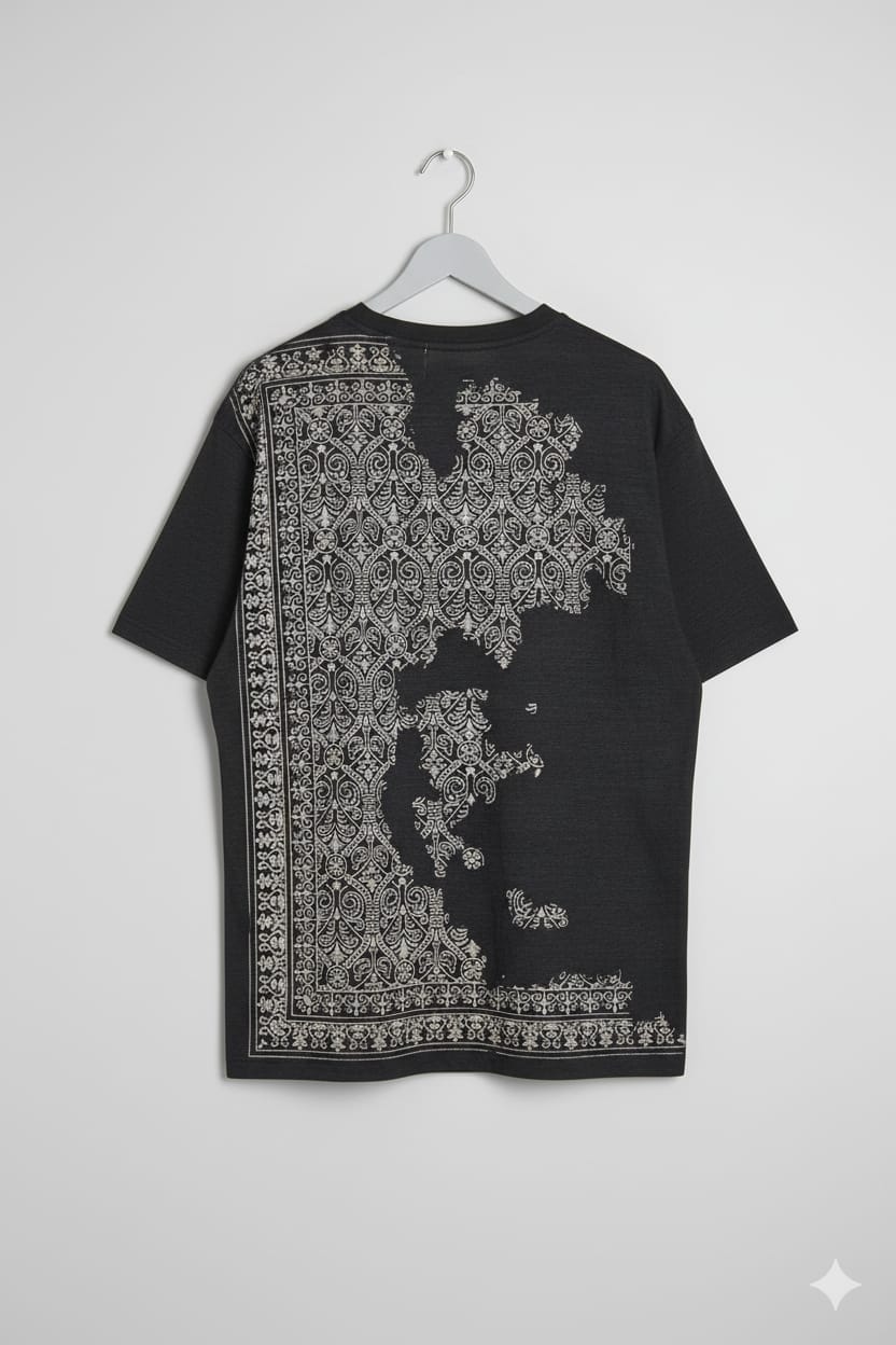 Bandana Drop Shoulder T-shirt