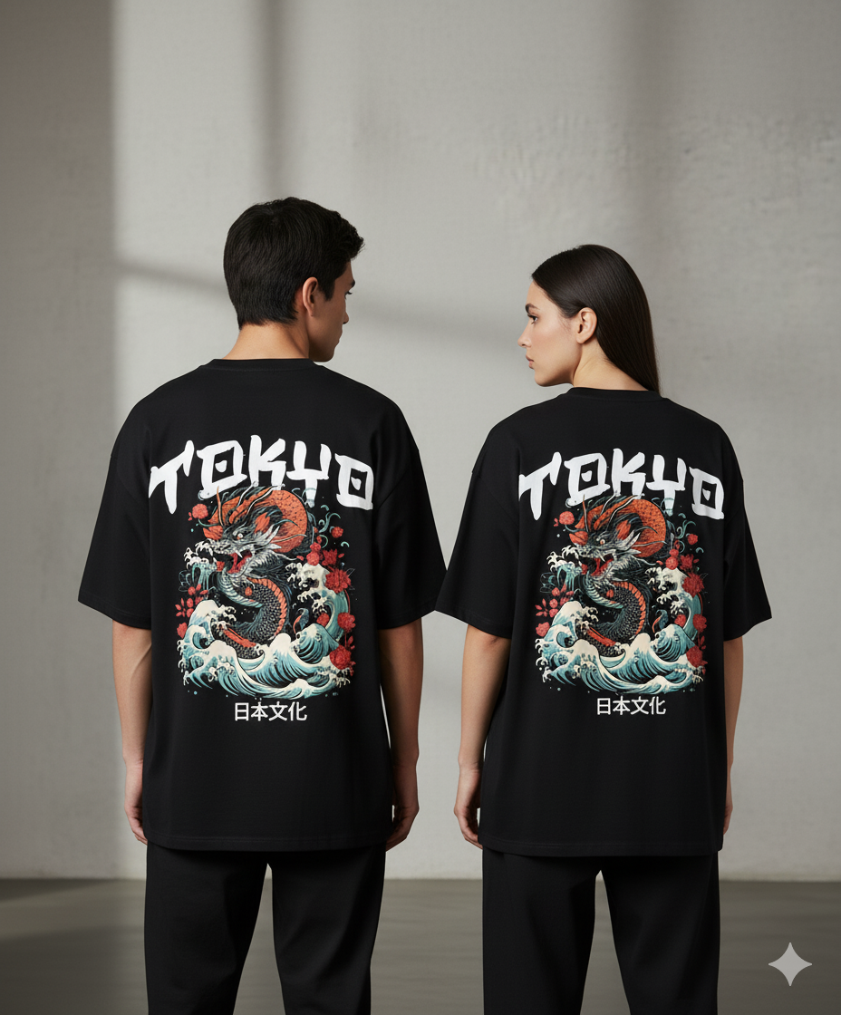 Dragon Drop Shoulder T-shirt