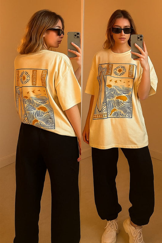 Oceanic Drop Shoulder T-shirt