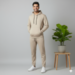 Beige Basic Tracksuit