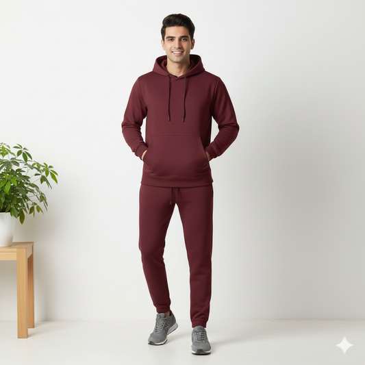 Maroon Basic Tracksuit