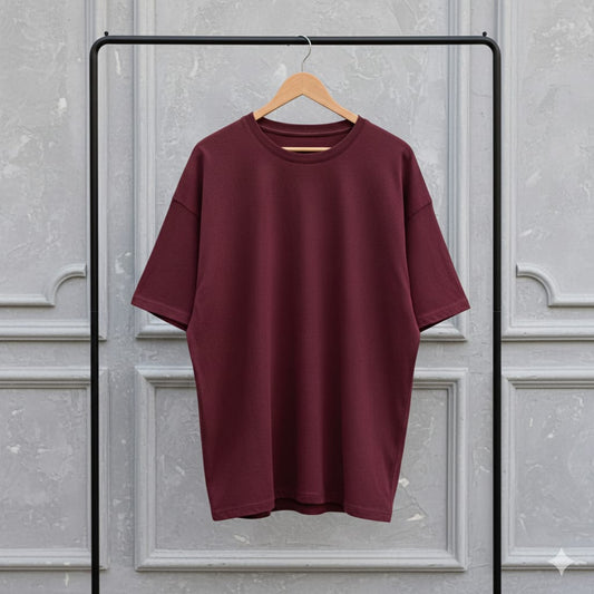Everyday Plain Drop Shoulder T-Shirt