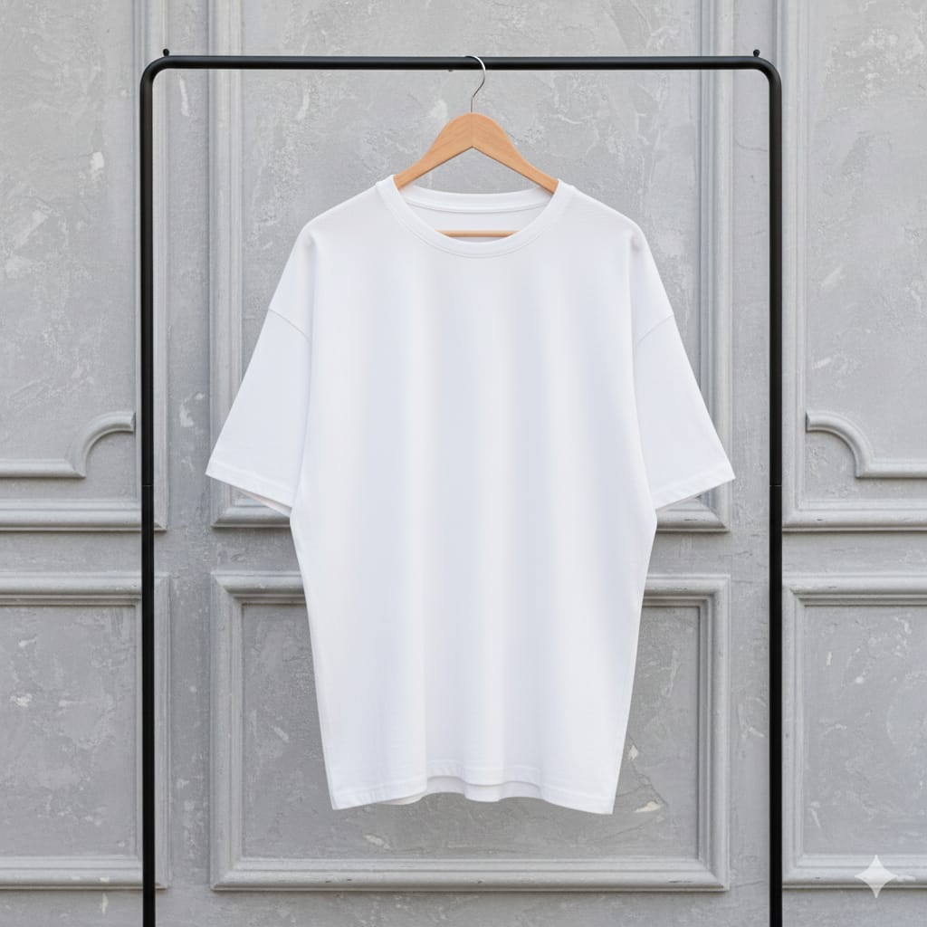 Everyday Plain Drop Shoulder T-Shirt