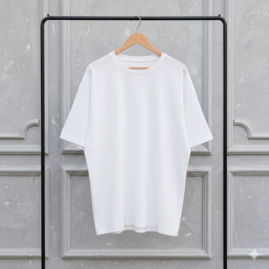 Everyday Plain Drop Shoulder T-Shirt